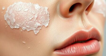pele descamando após peeling