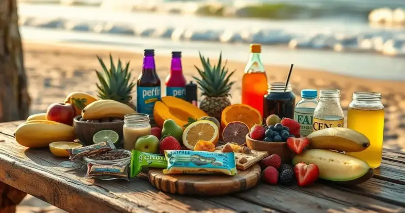 alimentação para surfistas