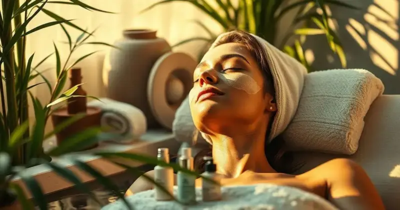 rotina de beleza relaxante